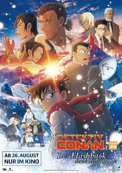 Filmplakat Detektiv Conan Film 28: Der Flashback des Einäugigen